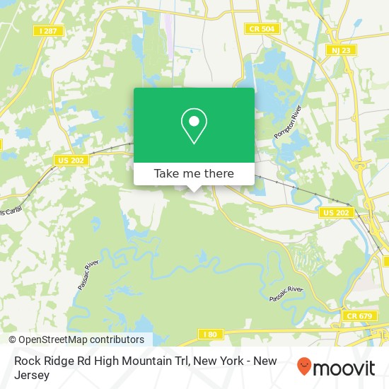 Rock Ridge Rd High Mountain Trl map