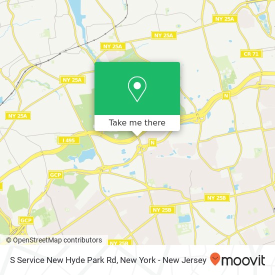 Mapa de S Service New Hyde Park Rd