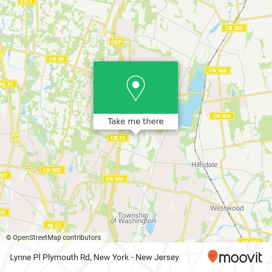 Lynne Pl Plymouth Rd map