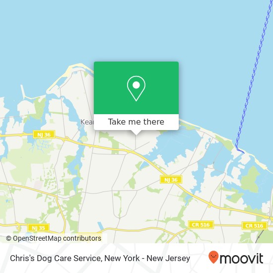 Mapa de Chris's Dog Care Service