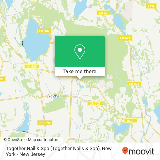 Mapa de Together Nail & Spa (Together Nails & Spa)