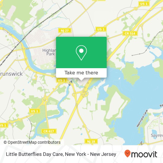 Mapa de Little Butterflies Day Care