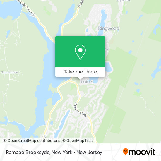 Ramapo Brooksyde map