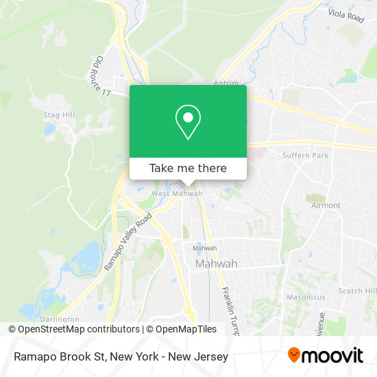 Ramapo Brook St map