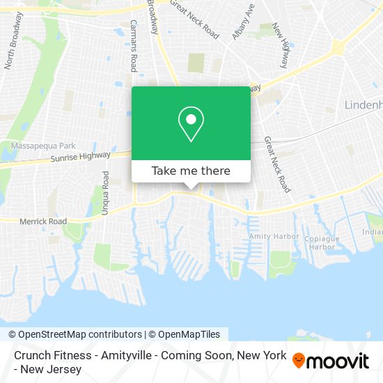 Crunch Fitness - Amityville - Coming Soon map