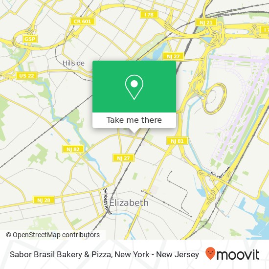 Sabor Brasil Bakery & Pizza map