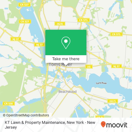 Mapa de KT Lawn & Property Maintenance