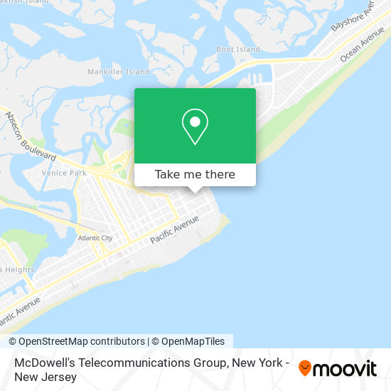 McDowell's Telecommunications Group map