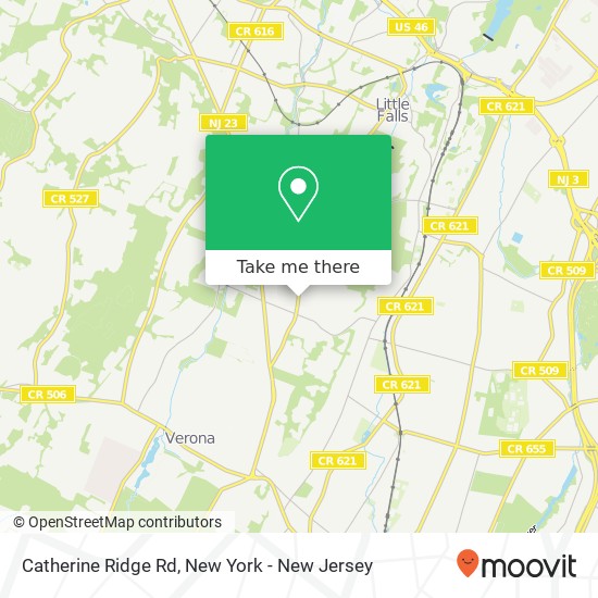 Catherine Ridge Rd map