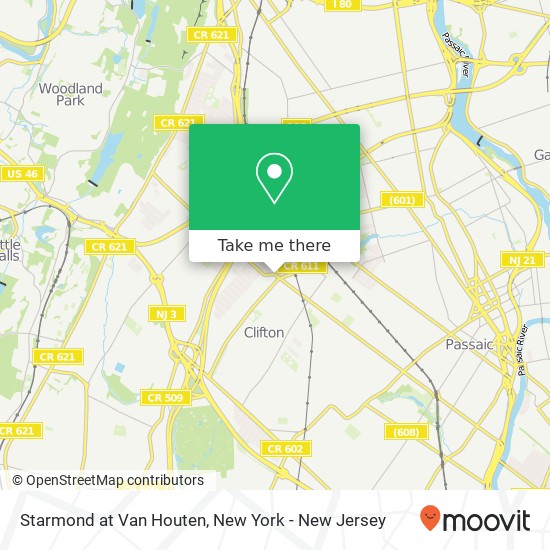 Mapa de Starmond at Van Houten