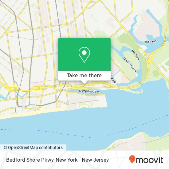 Mapa de Bedford Shore Pkwy