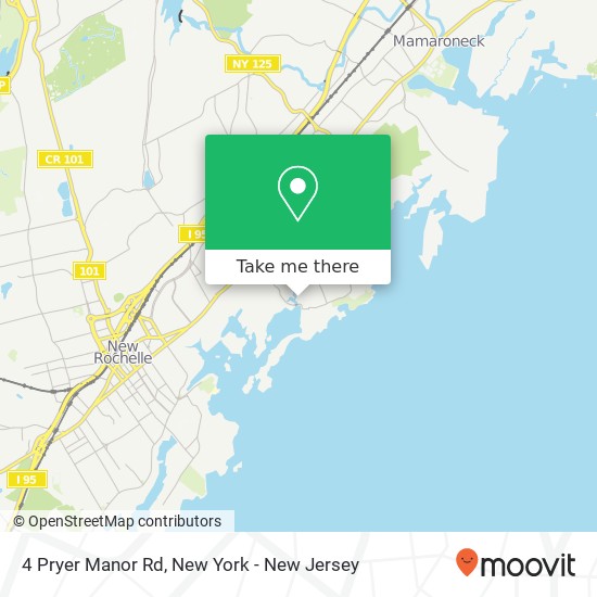 Mapa de 4 Pryer Manor Rd