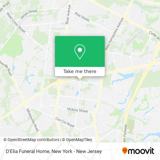 Mapa de D'Elia Funeral Home