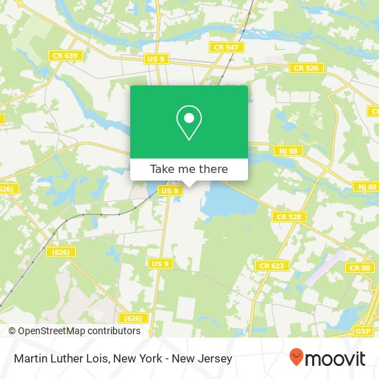 Mapa de Martin Luther Lois