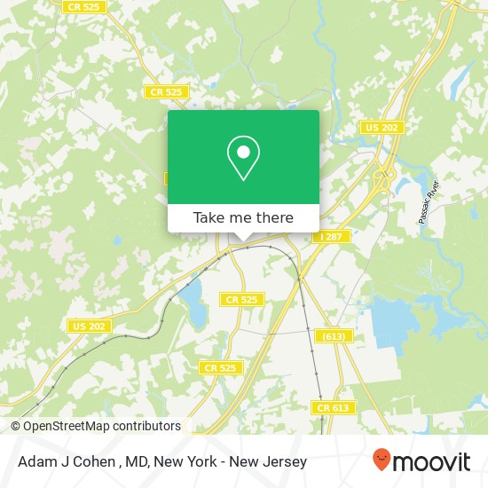 Mapa de Adam J Cohen , MD