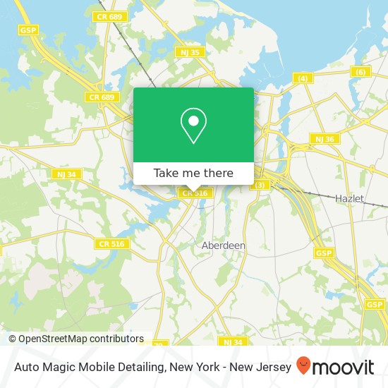 Auto Magic Mobile Detailing map