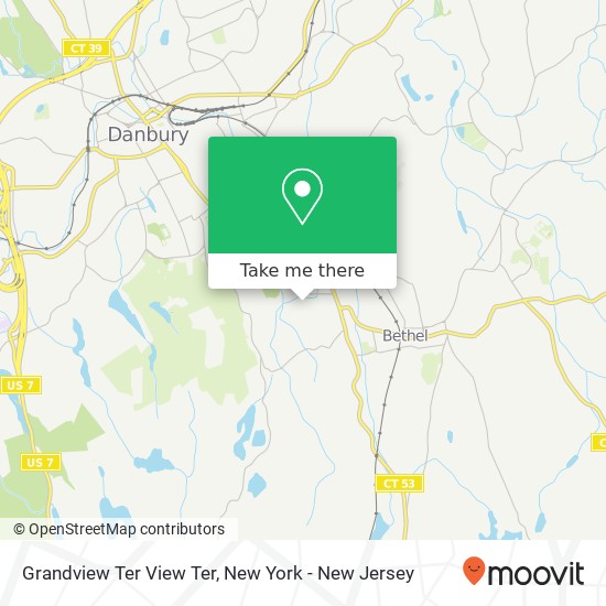 Mapa de Grandview Ter View Ter