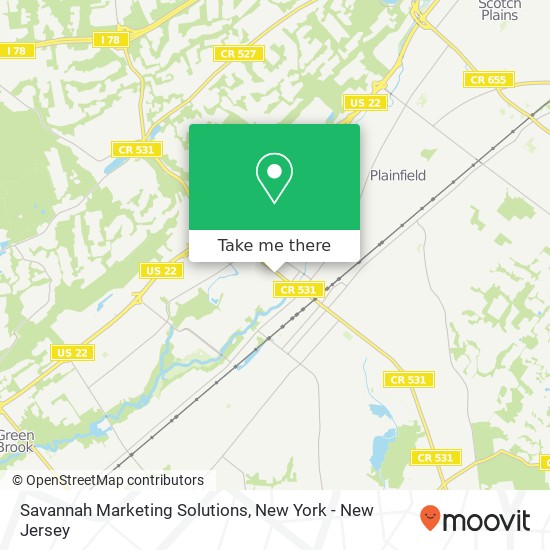 Mapa de Savannah Marketing Solutions