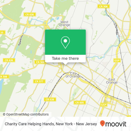 Mapa de Charity Care Helping Hands