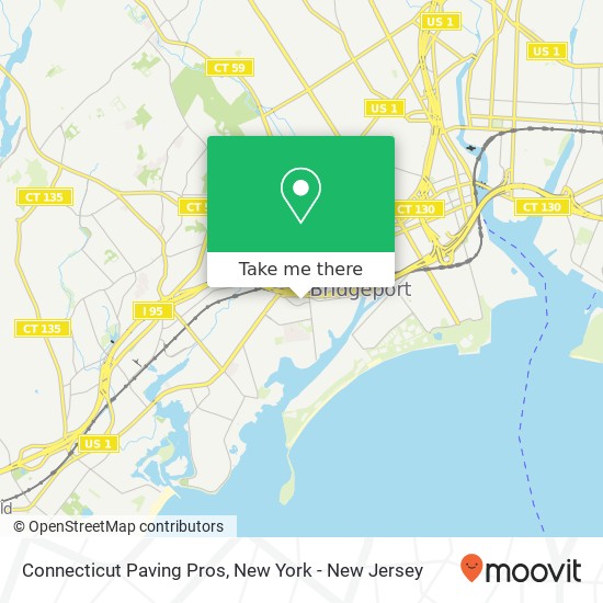 Connecticut Paving Pros map