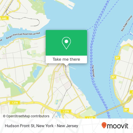 Mapa de Hudson Front St