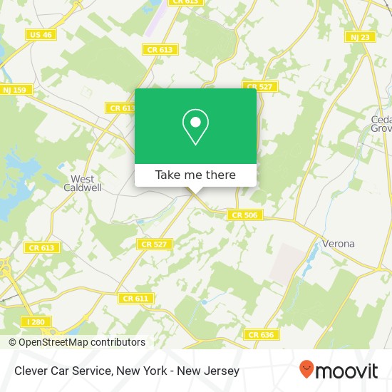 Clever Car Service map