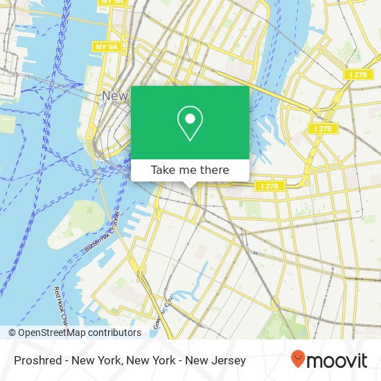 Proshred - New York map