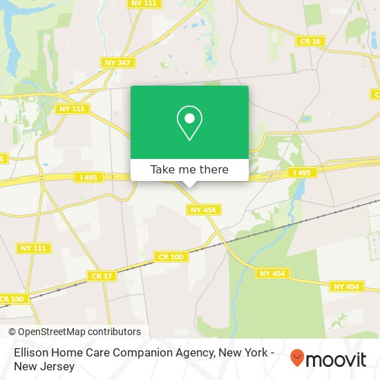 Mapa de Ellison Home Care Companion Agency