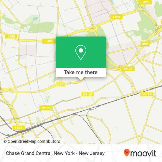 Mapa de Chase Grand Central