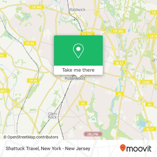 Mapa de Shattuck Travel