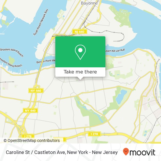 Mapa de Caroline St / Castleton Ave