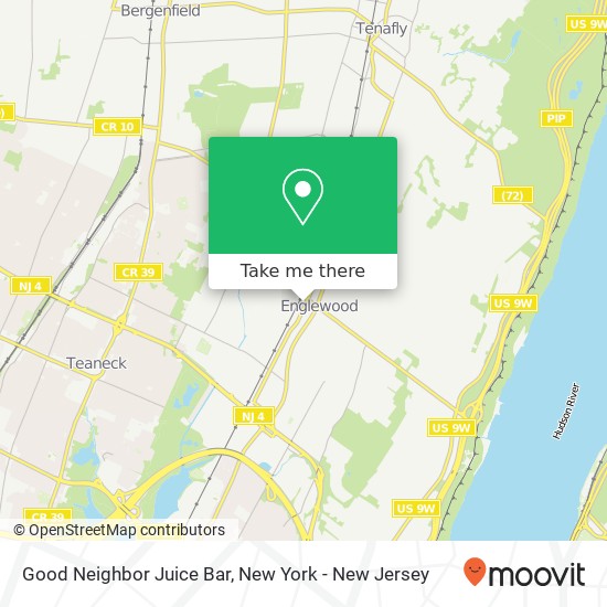 Mapa de Good Neighbor Juice Bar