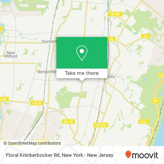 Floral Knickerbocker Rd map