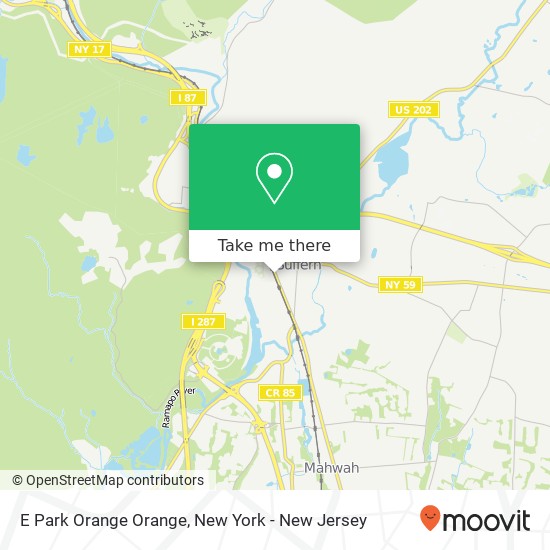 E Park Orange Orange map