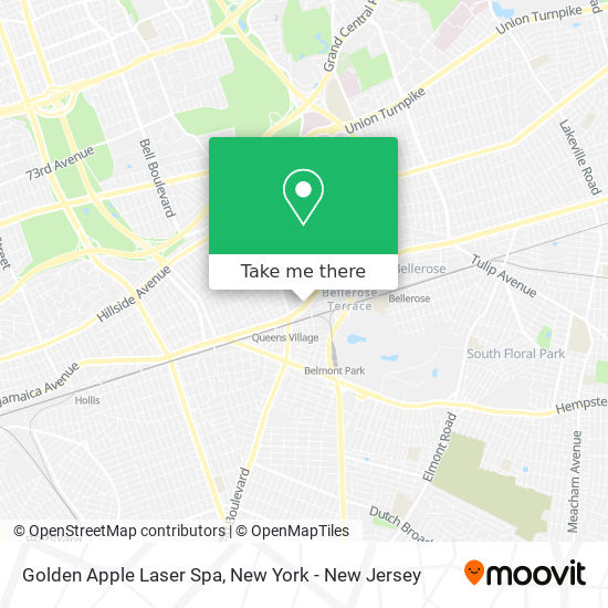 Golden Apple Laser Spa map