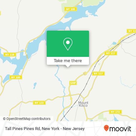 Mapa de Tall Pines Pines Rd