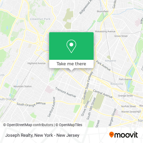 Joseph Realty map