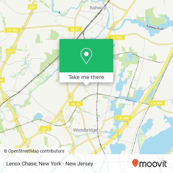 Lenox Chase map