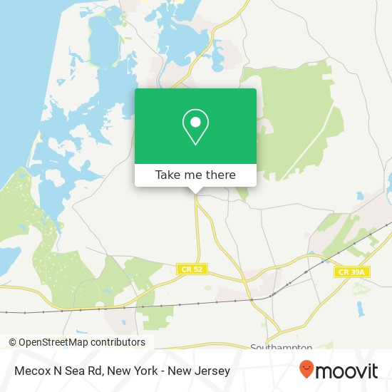 Mecox N Sea Rd map