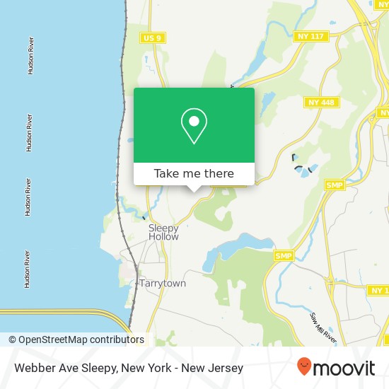 Webber Ave Sleepy map
