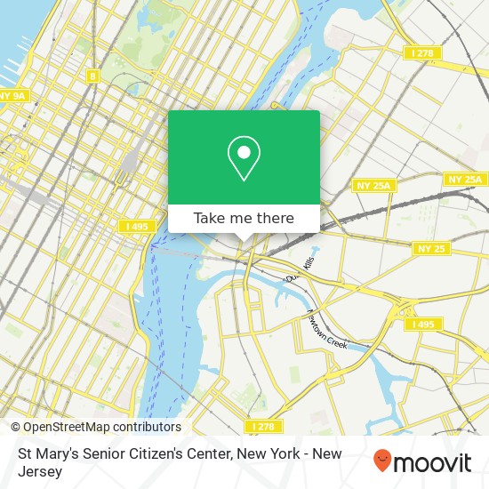 St Mary's Senior Citizen's Center map