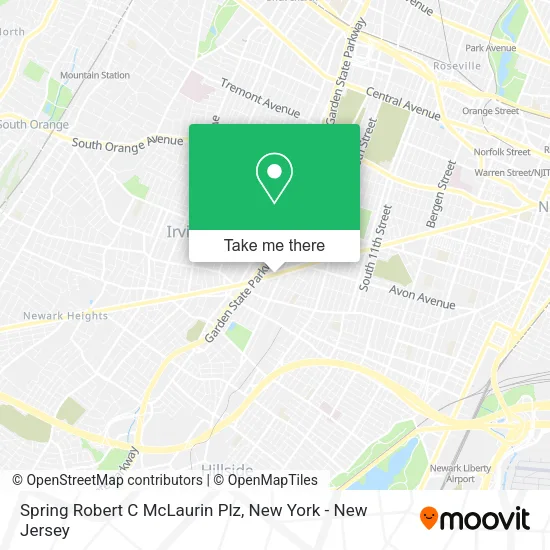 Mapa de Spring Robert C McLaurin Plz