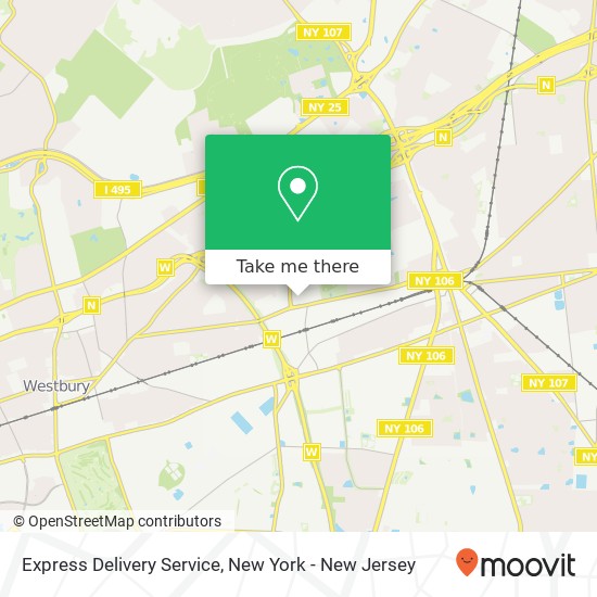 Mapa de Express Delivery Service