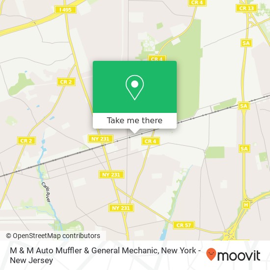 M & M Auto Muffler & General Mechanic map