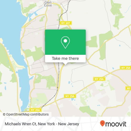 Michaels Wren Ct map