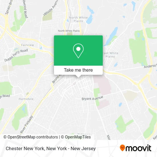 Chester New York map