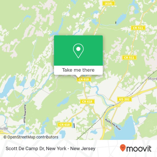 Scott De Camp Dr map