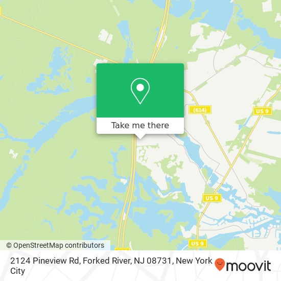 2124 Pineview Rd, Forked River, NJ 08731 map