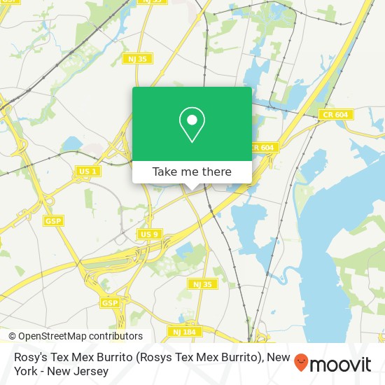 Mapa de Rosy's Tex Mex Burrito (Rosys Tex Mex Burrito)