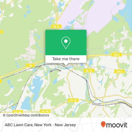 Mapa de ABC Lawn Care